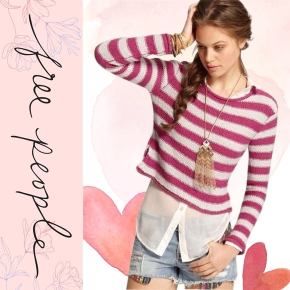 Free People Sweaters - Free People Beach Shake & Roll Cropped Sweater